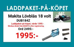 Makita DUB184Z Lövblås 18V