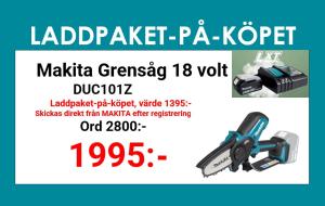Makita DUC101Z Grensåg 18V (10cm)