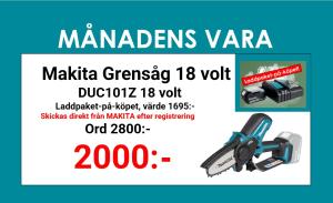 Makita DUC101Z Grensåg 18V (10cm)
