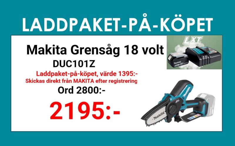 Makita DUC101Z Grensåg 18V (10cm)