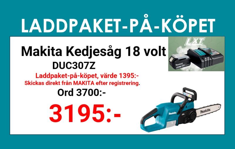 Makita DUC307Z Kedjesåg 18V (30cm)