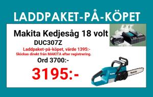 Makita DUC307Z Kedjesåg 18V (30cm)