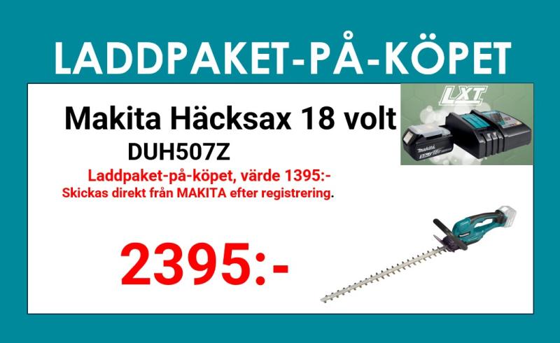 Makita DUH507Z Häcksax 18V • 500 mm • 15 mm