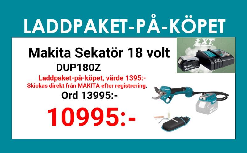 Makita DUP180Z Sekatör 18V