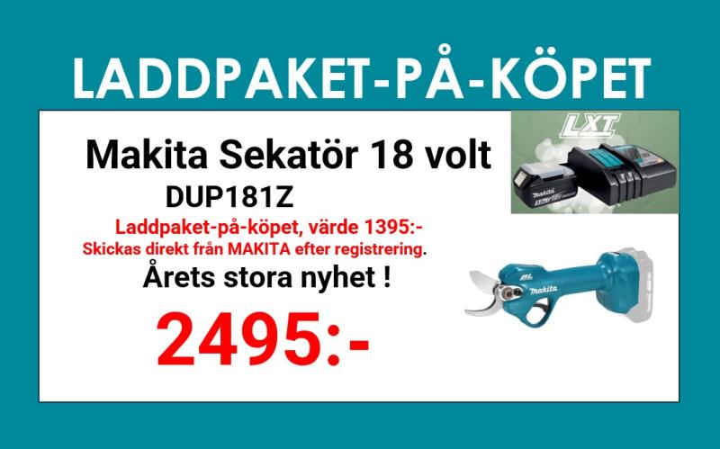 Makita DUP181Z Sekatör 18V