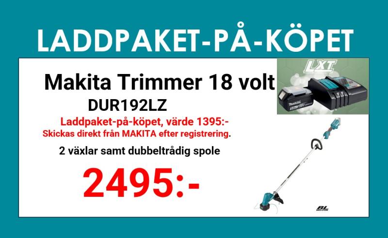 Makita DUR192LZ Grästrimmer 18V