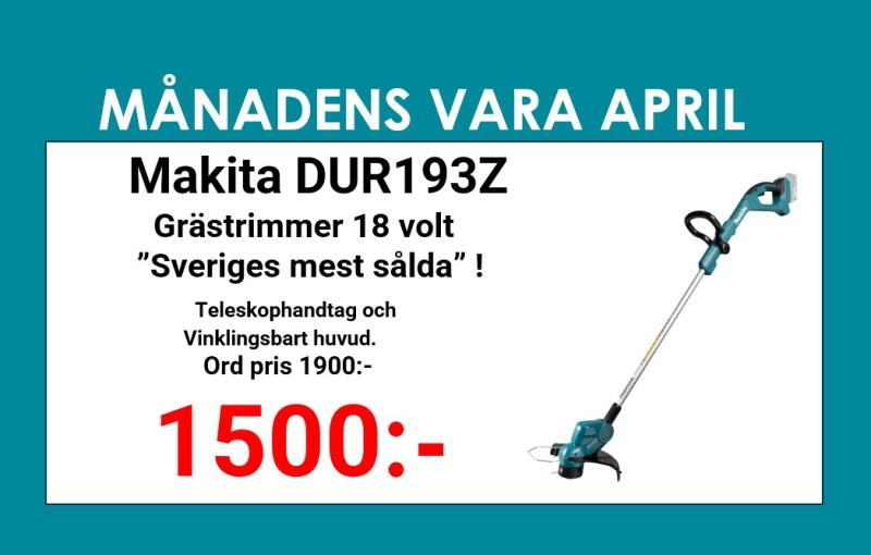 Makita DUR193Z Grästrimmer 18V