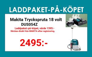 Makita DUS054Z Trädgårdsspruta 18V