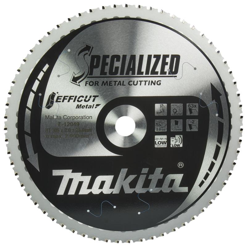 Sågklinga Metall 305x25,4x2,4 63T Efficut