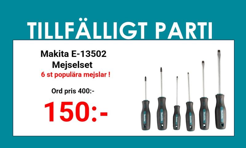 Makita Skruvmejselsats 6-delar