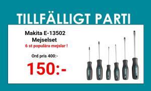 Makita Skruvmejselsats 6-delar