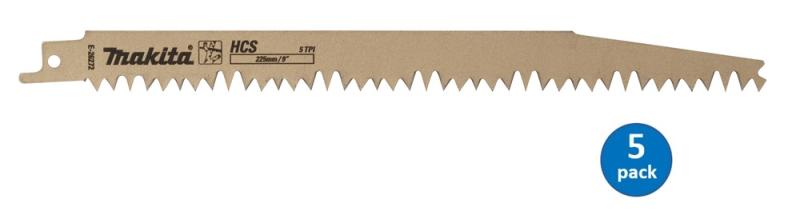 Tigersågblad grenar 225 x 1,5mm 5 TPI