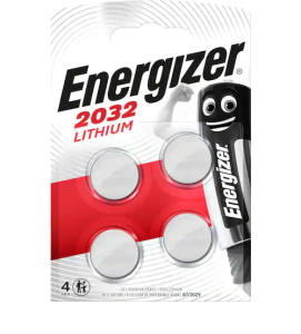 Energizer Batteri CR2032 4-pack lithium