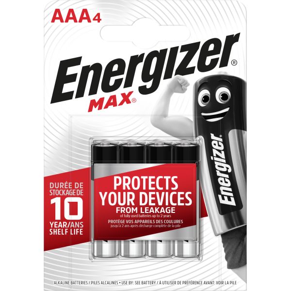 Energizer Batteri AAA LR03 4-pack