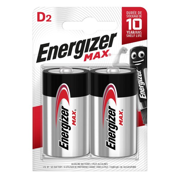 Energizer Batteri D LR20 2-pack