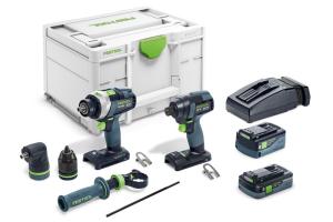 Festool Skruvdragarpaket TID 18 5,0/4,0-Set TPC 18/4