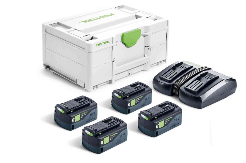 Festool Laddpaket SYS 18V 4x5,0/TCL 6 DUO