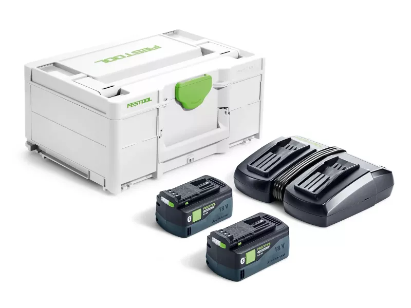 Festool Laddpaket SYS 18V 2xHP5,0/TCL6DUO