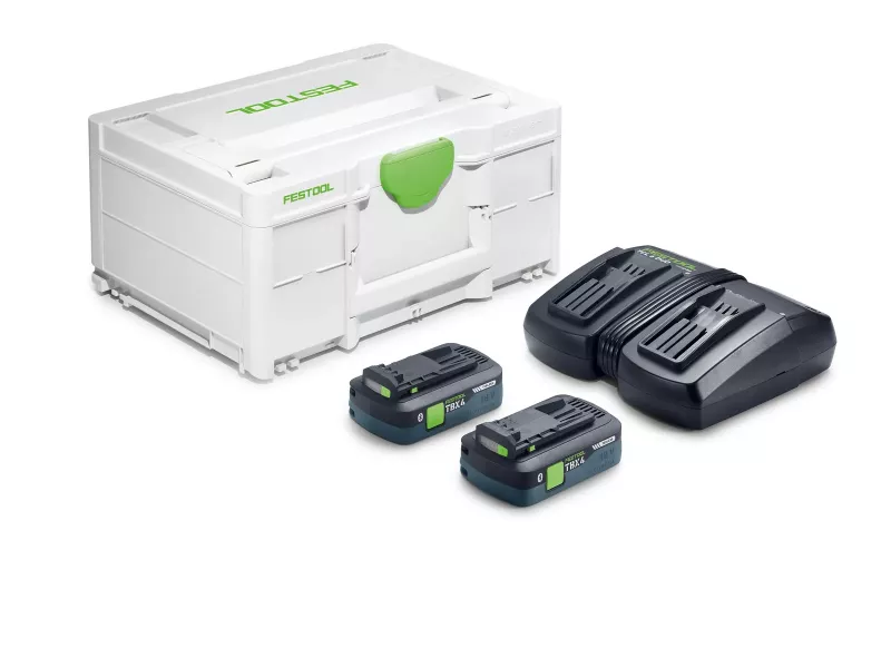Festool Laddpaket SYS 18V 2xTBX4/TCL6DUO