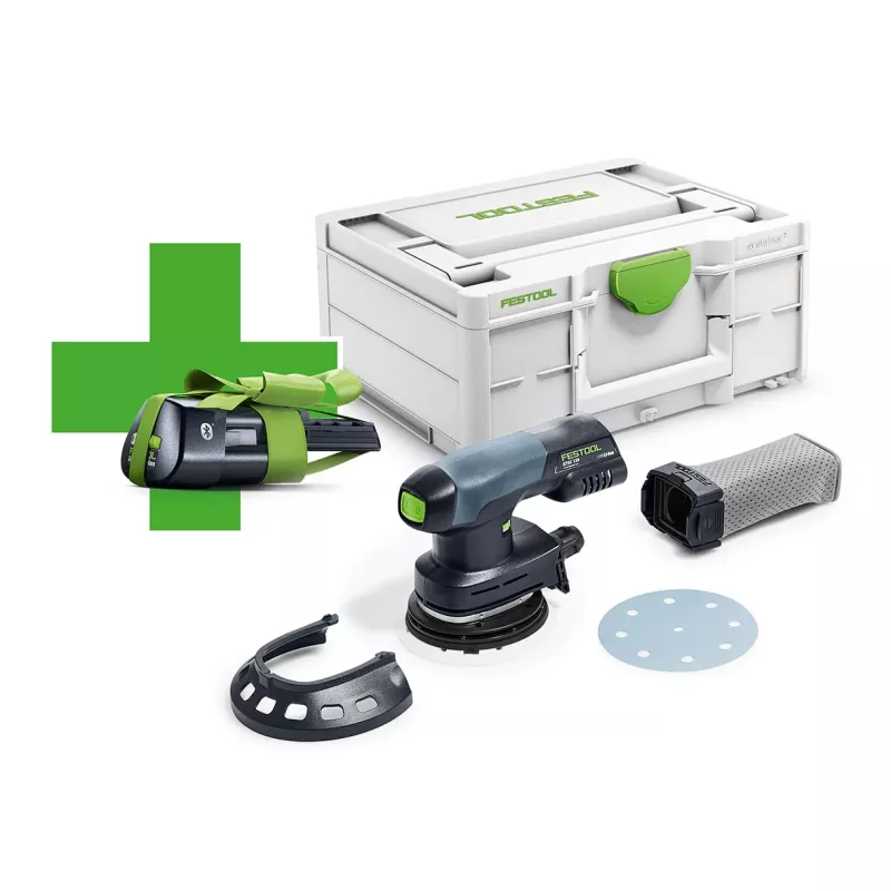 Festool Batterislip Rund Excenter ETSC 125 Basic, KAMPANJ