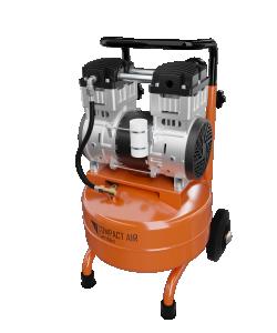 Kompressor, Gentilin B220/20230v. 2,0 hk 220 l/min, 20 l. tank, 8 bar, oljefri