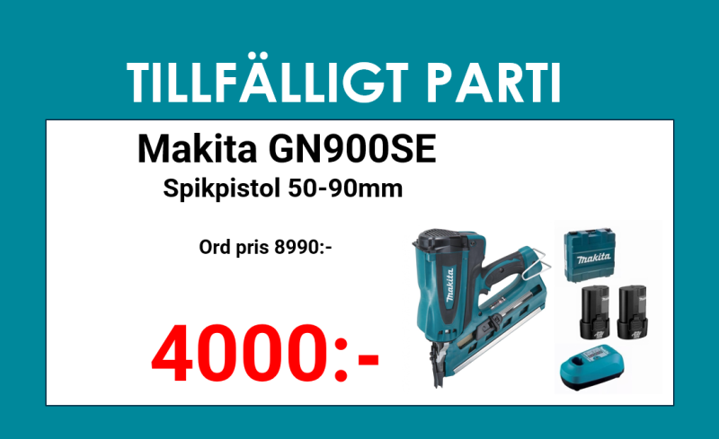 Makita GN900SE Gas Spikpistol 7,2V
