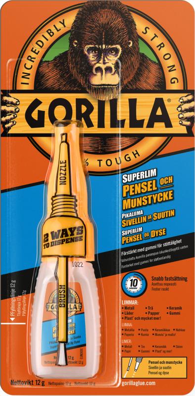 Gorilla Superlim m.pensel 12 g