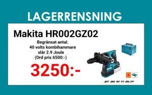 Makita HR002GZ02 Kombihammare 40V, slagkraft 2,9 J