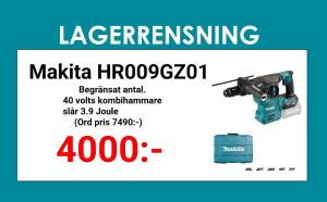 Makita HR009GZ01 Kombihammare 40V, slagkraft 3,9 J