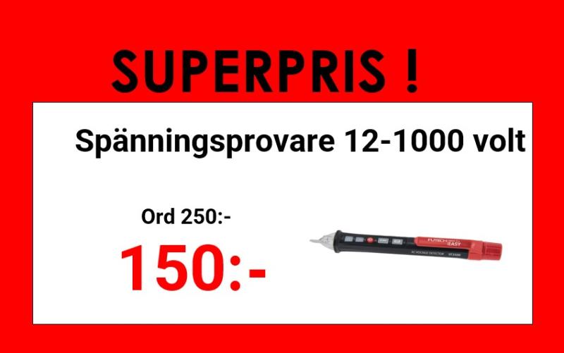 Futech Spänningsprovare 12-1000V AC VT3500
