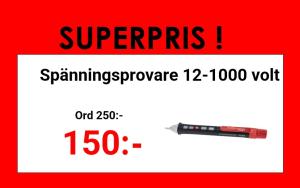 Futech Spänningsprovare 12-1000V AC VT3500