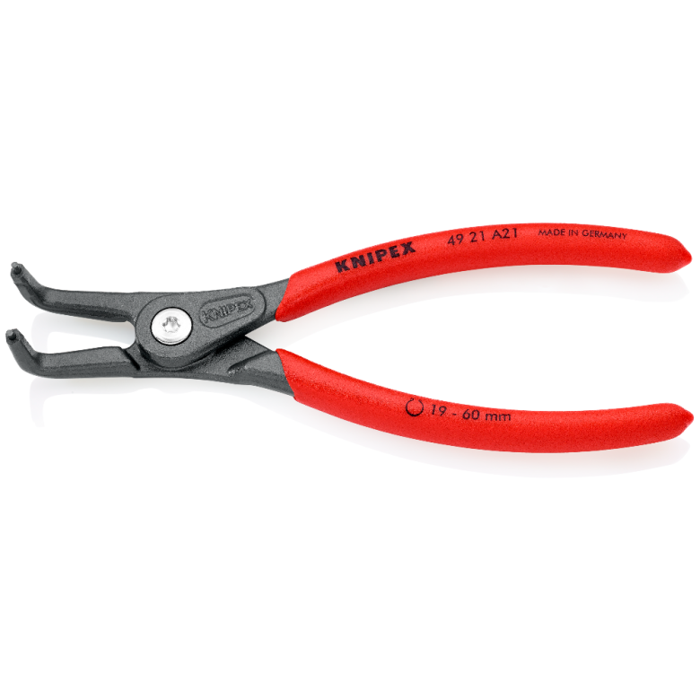 Knipex Spårringstång böjd utv 19-60