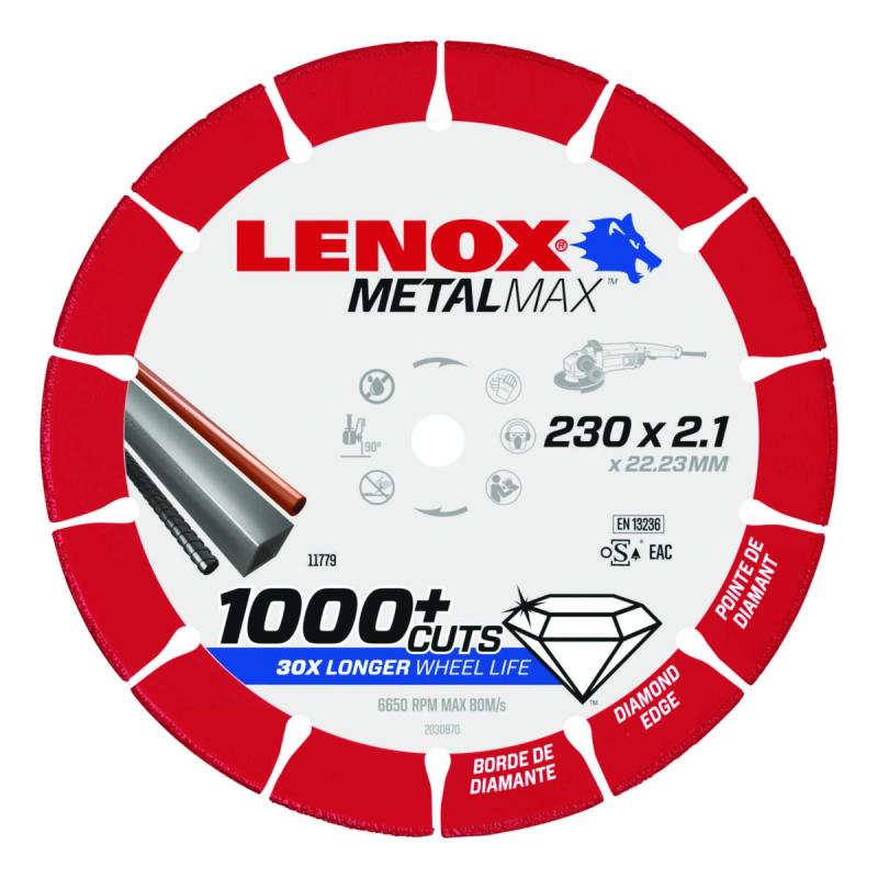 Lenox Diamantkapklinga Metall 230mm