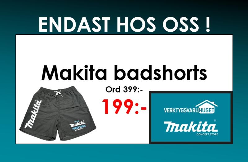 Makita Badshorts • SVARTA
