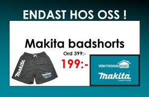 Makita Badshorts • SVARTA