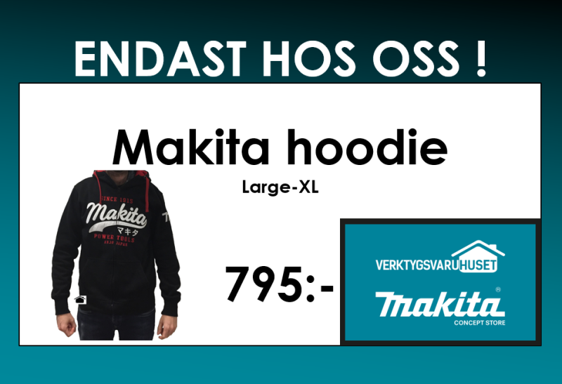 Makita Hoodie -Luvtröja