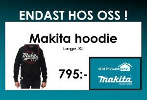 Makita Hoodie -Luvtröja