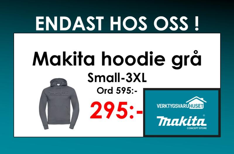 Makita Hoodie grå
