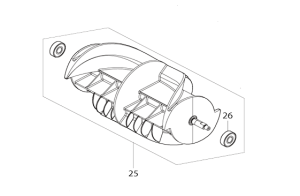 Makita reservdel Skovelhjul till SN400MP