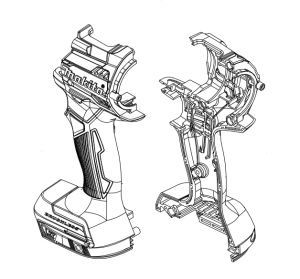 Makita 183L79-9 Skal till DDF484