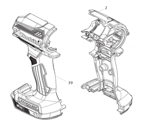 Makita 183N06-8 Skal till DTD171