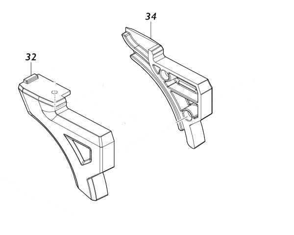 Makita Reservdel Skruv guide, DFR551