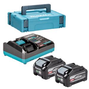 Makita HighPowerpack Laddpaket 40V (2x4,0Ah + laddare)