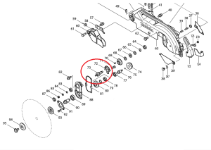 Makita Reservdel 227701-7 till LS1016