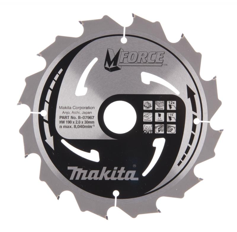 Sågklinga Trä 190x30x2,0 12T M-Force