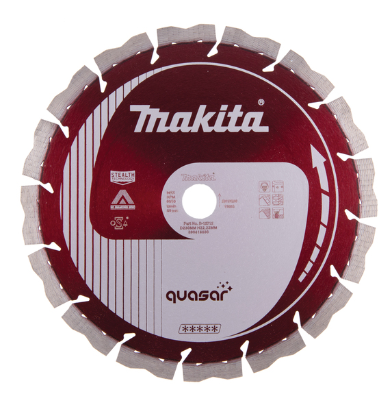 Makita Quasar stelth Diamantklinga 230x22,23x12 mm
