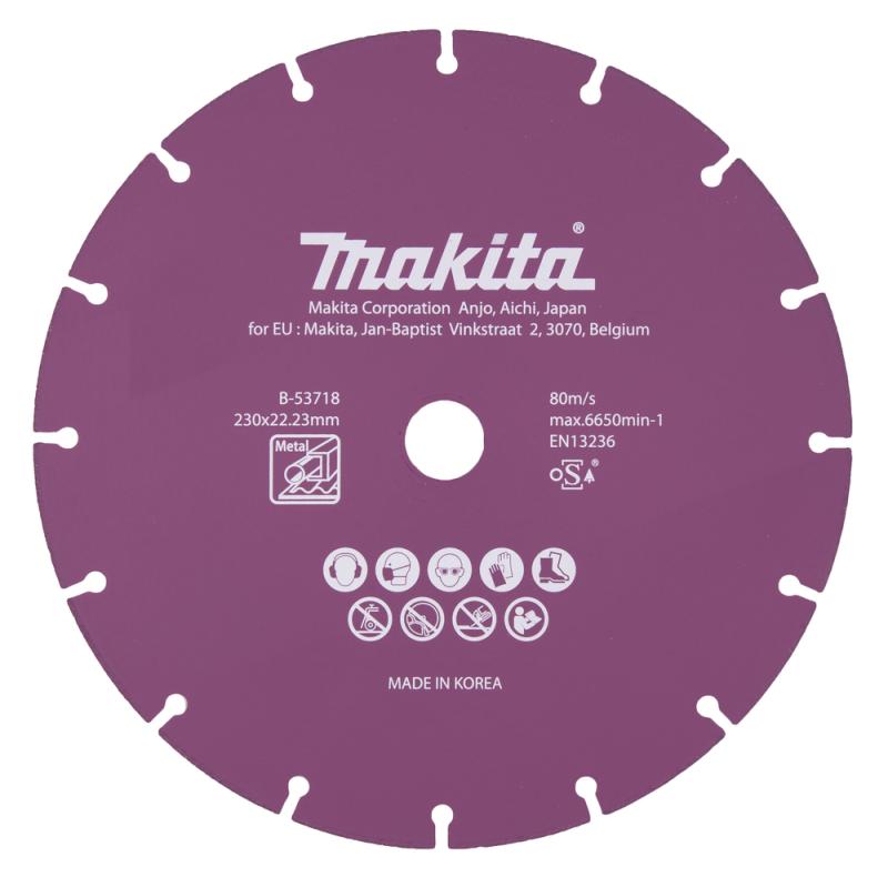 Makita Diamantklinga 230x22,23x1,6 mm (metall)
