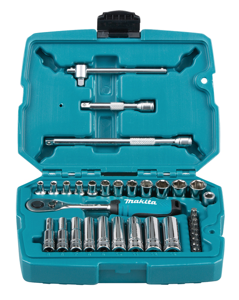 Makita B-65567 Hylsnyckelsats 1/4", 34-delar
