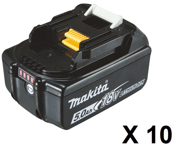 Makita BL1850B Batteri 10-pack 18V 5.0Ah