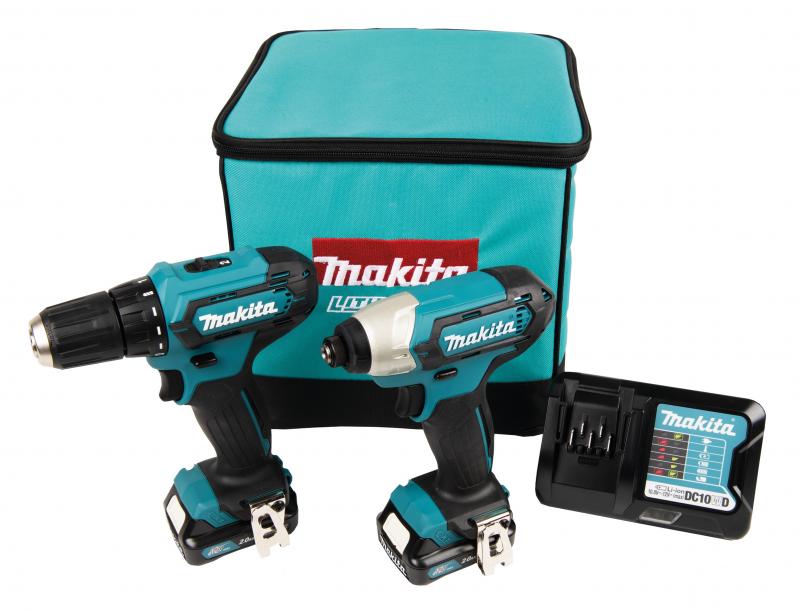 Makita Combokit CLX224A 12V (DF333D + TD110D + väska)